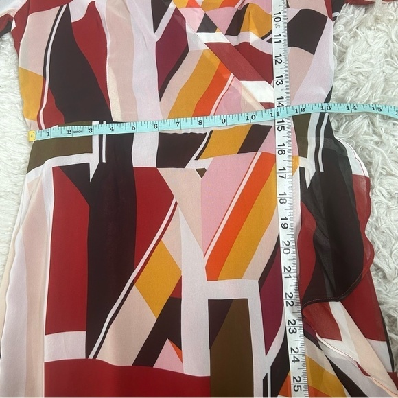 Lulus Shape It Up Burgundy Multi Print Midi Dress - Picture 16 of 16